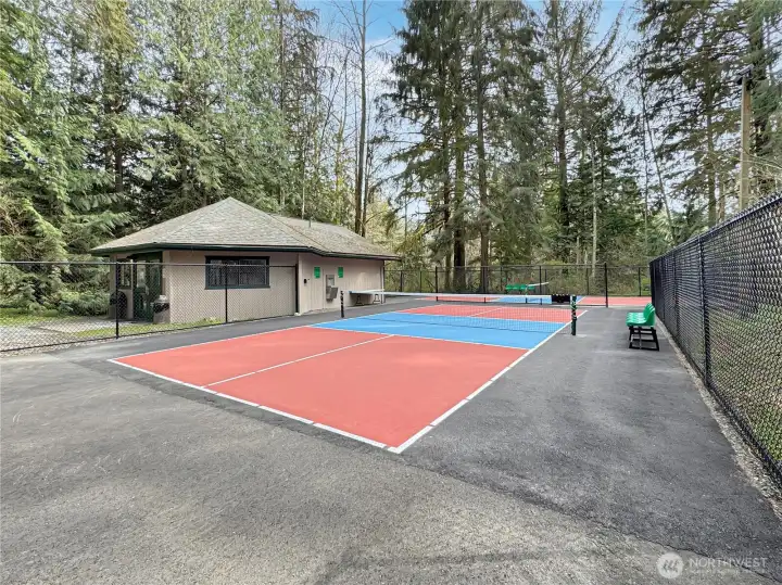 New (2025) pickleball courts.