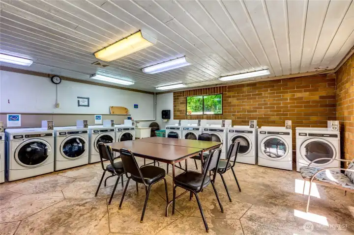 Laundry facilities.