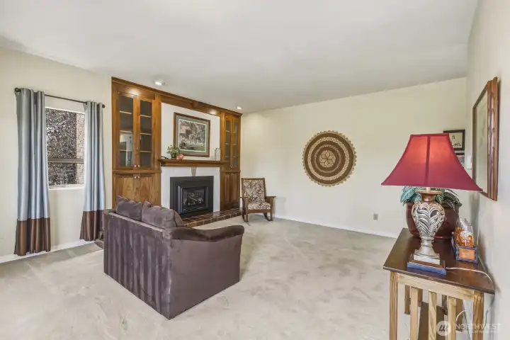 Another view of family room. Another view of family room.