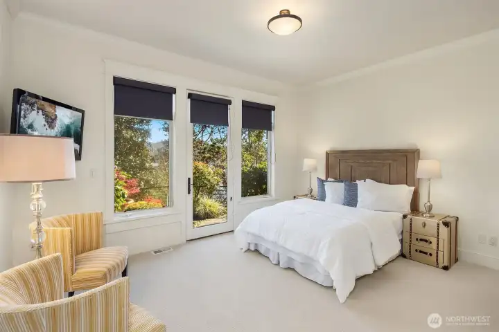 One of spacious lower level bedrooms, this one enjoys the privacy and comfort of its own ensuite. roomy bedrooms. One of spacious lower level bedrooms, this one enjoys the privacy and comfort of its own ensuite. roomy bedrooms.