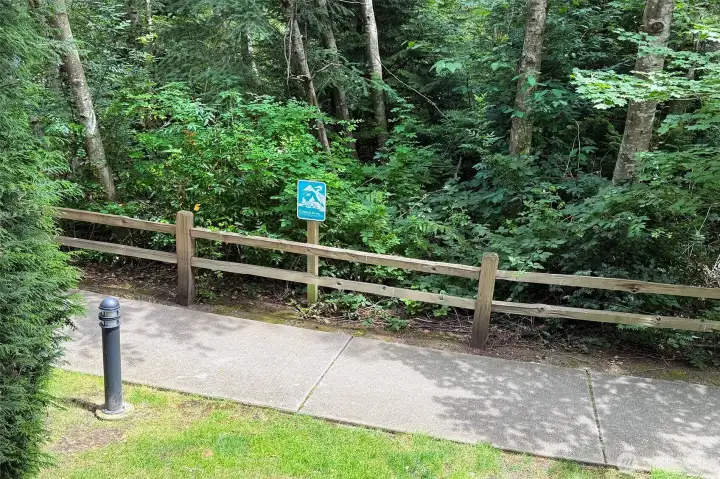 Deck outlook is scenic protected critical area.