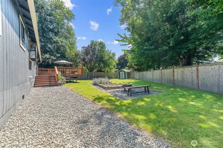 Huge backyard for entertaining and much more