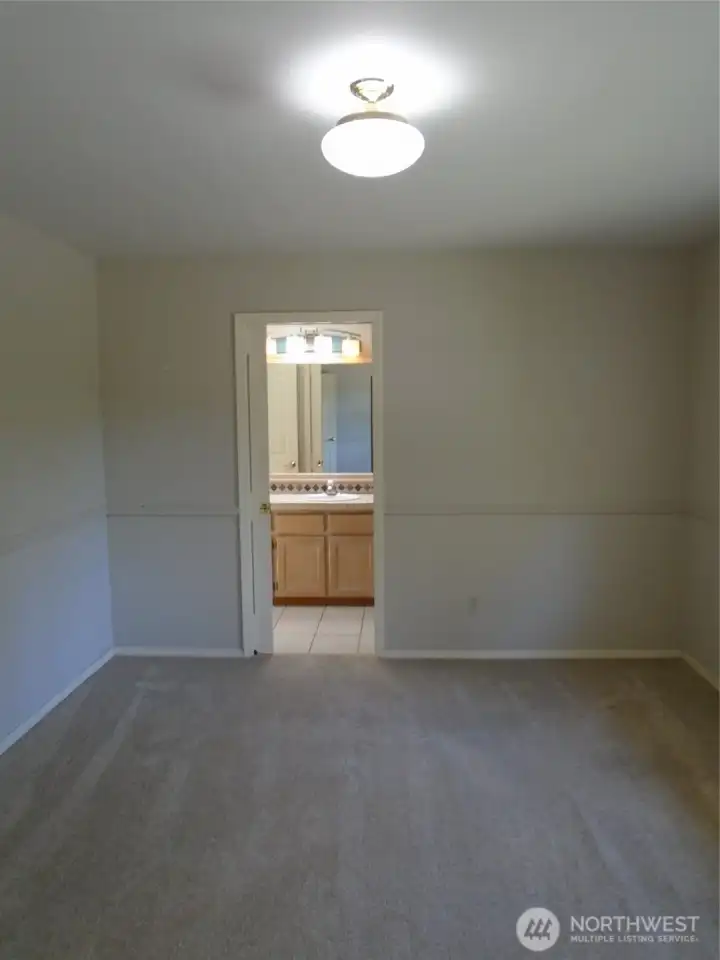 Bedroom 2 entrance to full bath