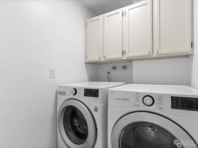 Washer and dryer in unit!