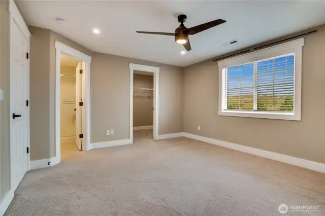 A large walk-in closet and bathroom completes the primary suite. The carpet is in great condition!