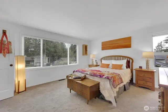 Bedroom # 4, spacious primary bedroom with lots of natural light.