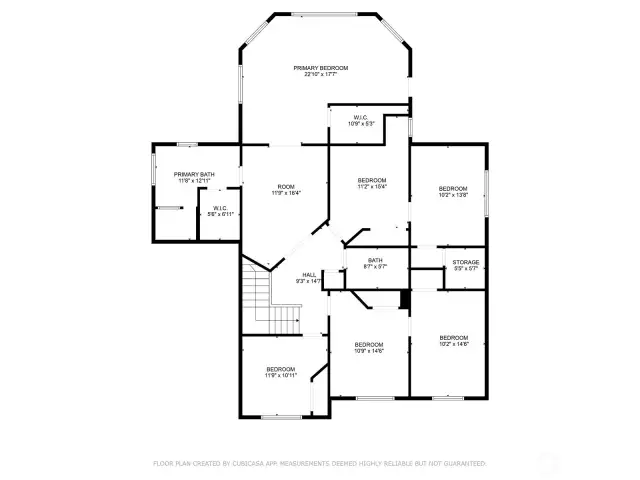 upper floor plan