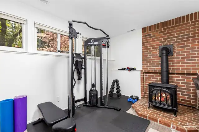 Currently used as home gym