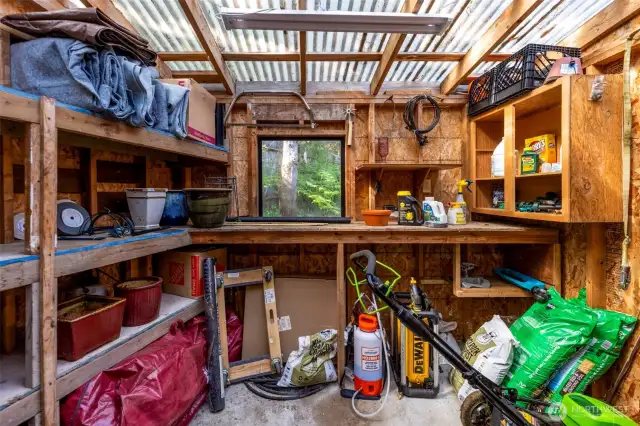Storage shed too