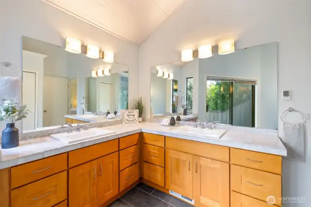 Updated primary bath upstairs