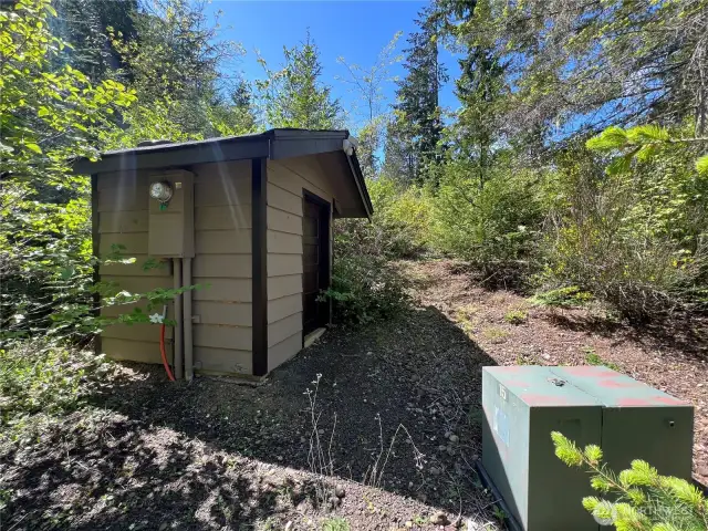 Private well house in great shape!