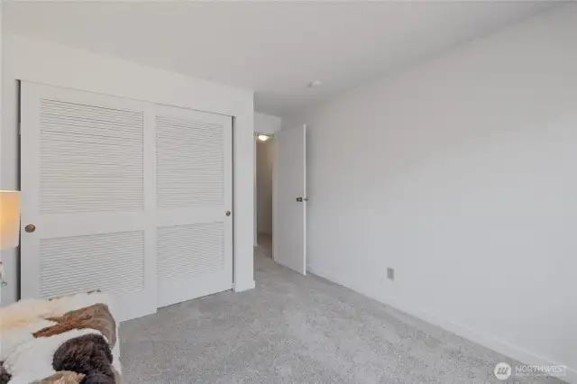 One of the three bedrooms