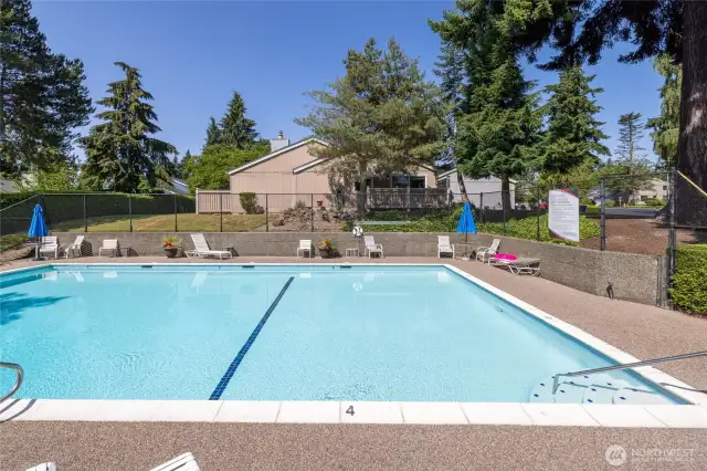 Clubhouse has a great pool area
