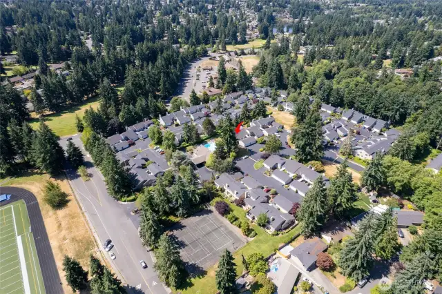 The tennis court is included in your HOA dues too