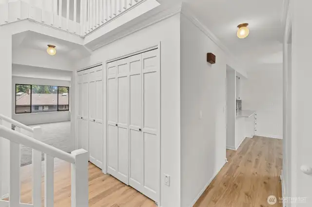 Large entry closet