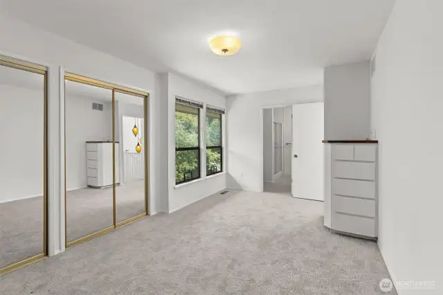 2nd bedroom on upper floor. Ample closet space