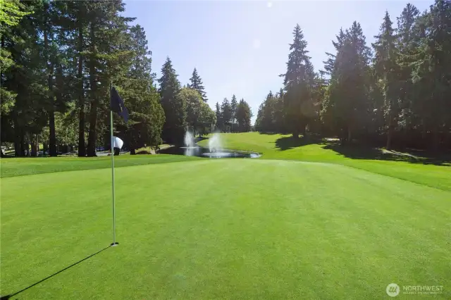 Gorgeous golf course right outside your door!