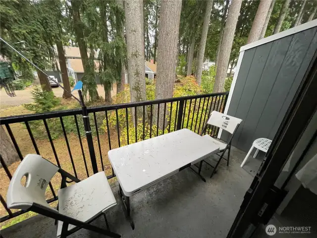 Balcony Area for BBQ