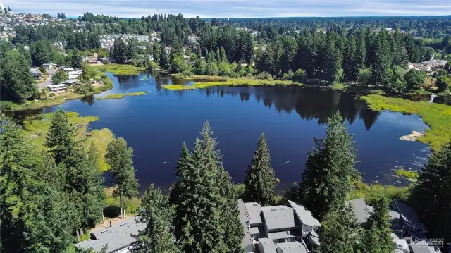 Barns Lakes with Walking Trail only 2 minutes away .