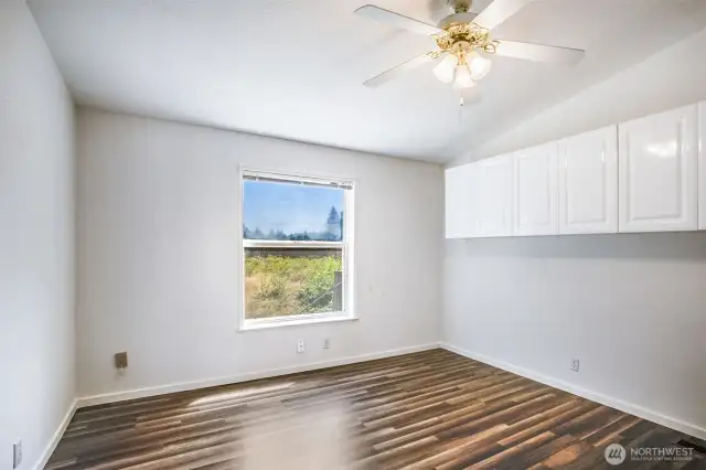 Home office, play room, the possibilities are endless in this room.