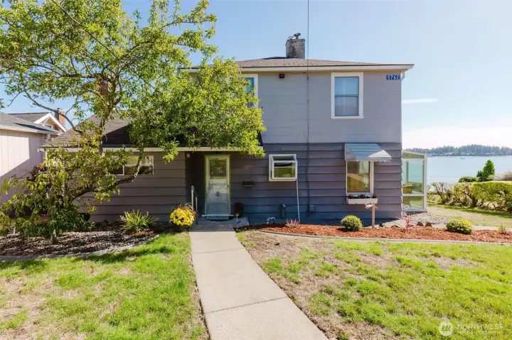 Front yard and home