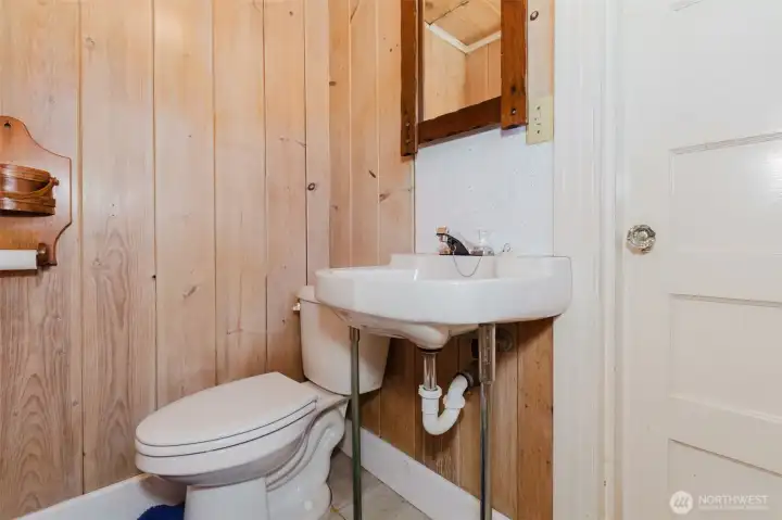 Upstairs water closet
