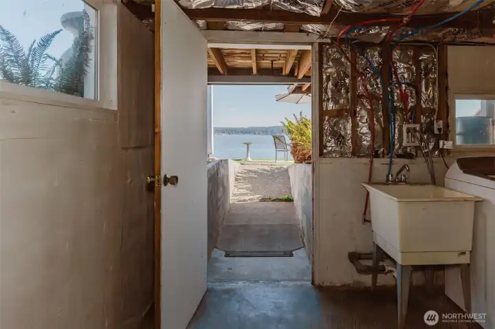 Basement entrance