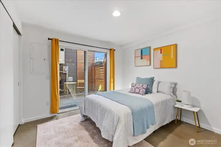 Bedroom on the main floor