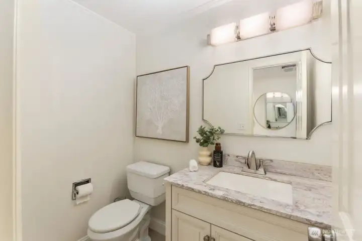 Powder room main floor