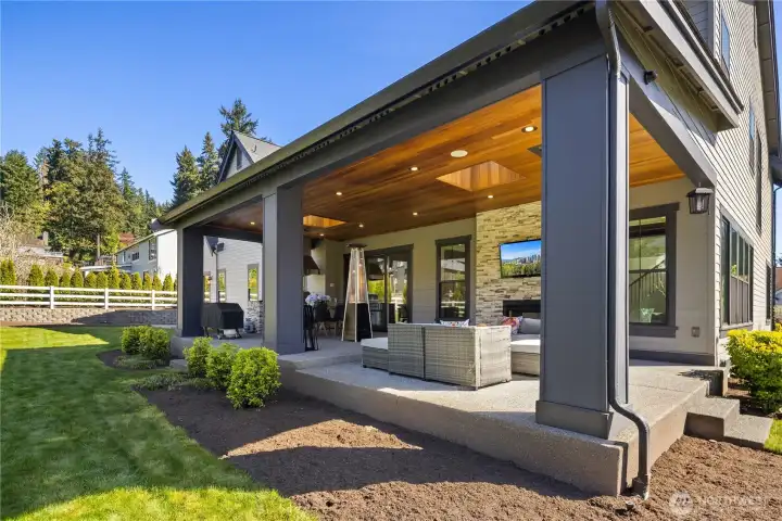 Covered patio