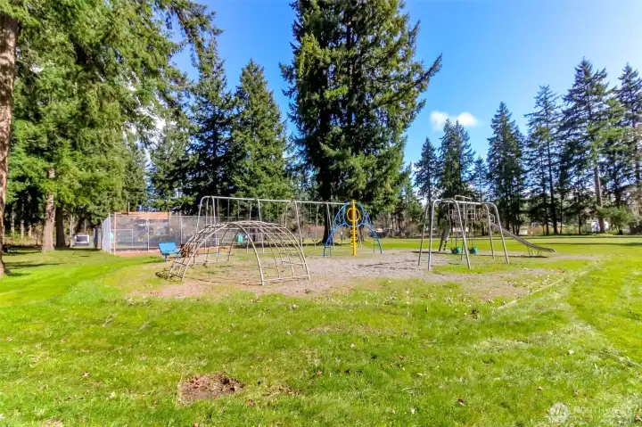 Private waterfront park.