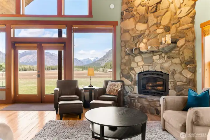 The views from the home are spectacular.