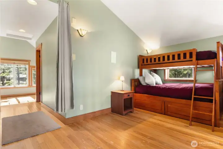 Additional sleeping spaces or loft for relaxing.