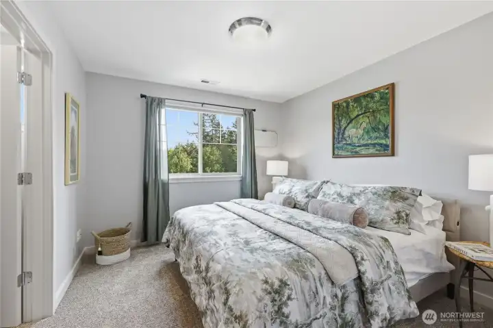 Bedroom on the opposite side of the loft.