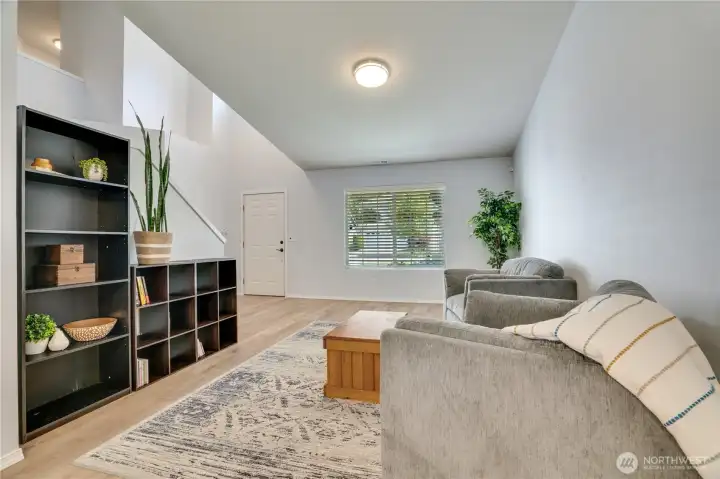 A great space to gather with guests or cozy up with a good book, this room is truly versatile.