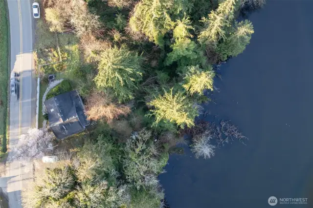 Areal view of property