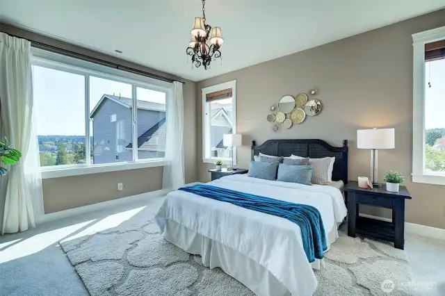 Large main floor bedroom for one floor living and aging in place. Also makes a great office or den.