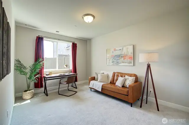 Many options-office, workout room, office, second guest room.