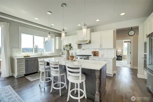 Functional layout plus lots of counter space.