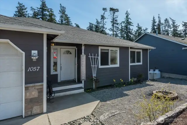 Exterior front entry of home