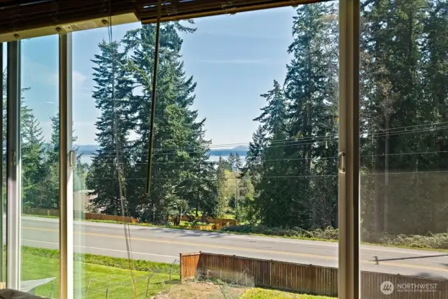 View from living room!