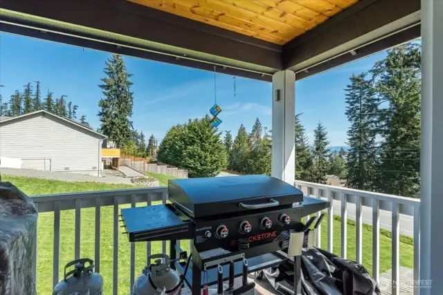 Deck of main floor living space.