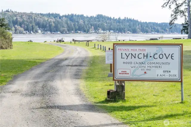 Lynch Cove Beach front park