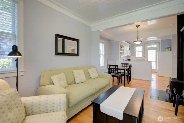 ...the cozy living space.