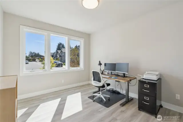 In-home office space on main level