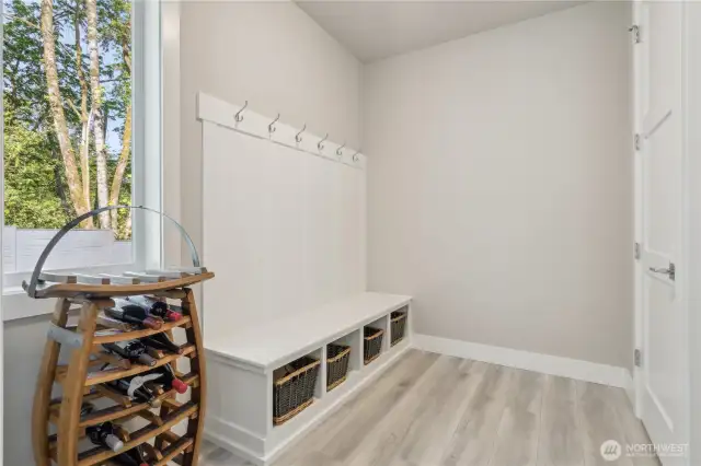 Mud room on main level just off the garage