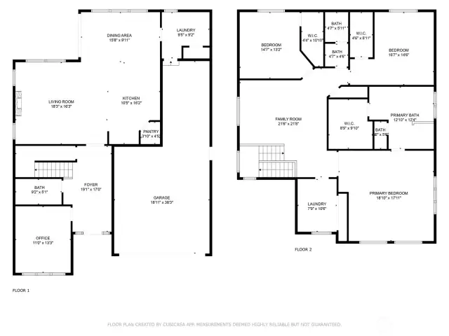 Floor plan of main and upper level