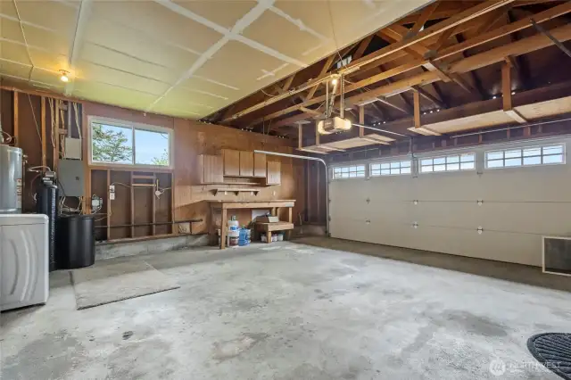 large 2 car garage