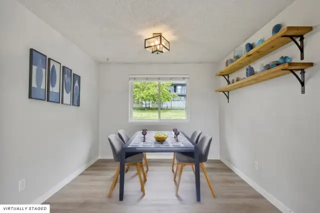 Dining area or perhaps choose to turn it into a home office or play area.