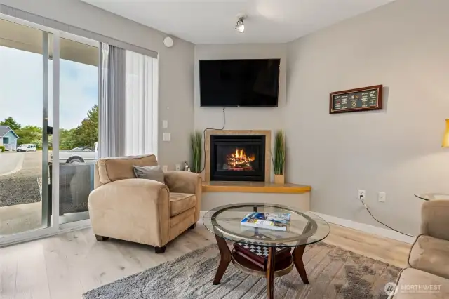 Bright and open space.